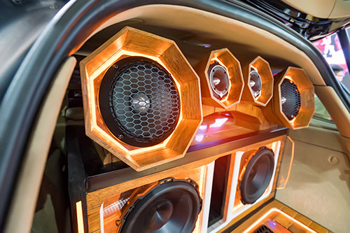High-power car audio speakers
